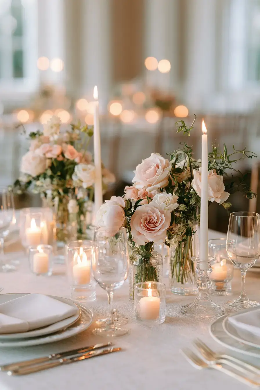 27 Simple Yet Elegant Bud Vase Wedding Centerpiece Ideas