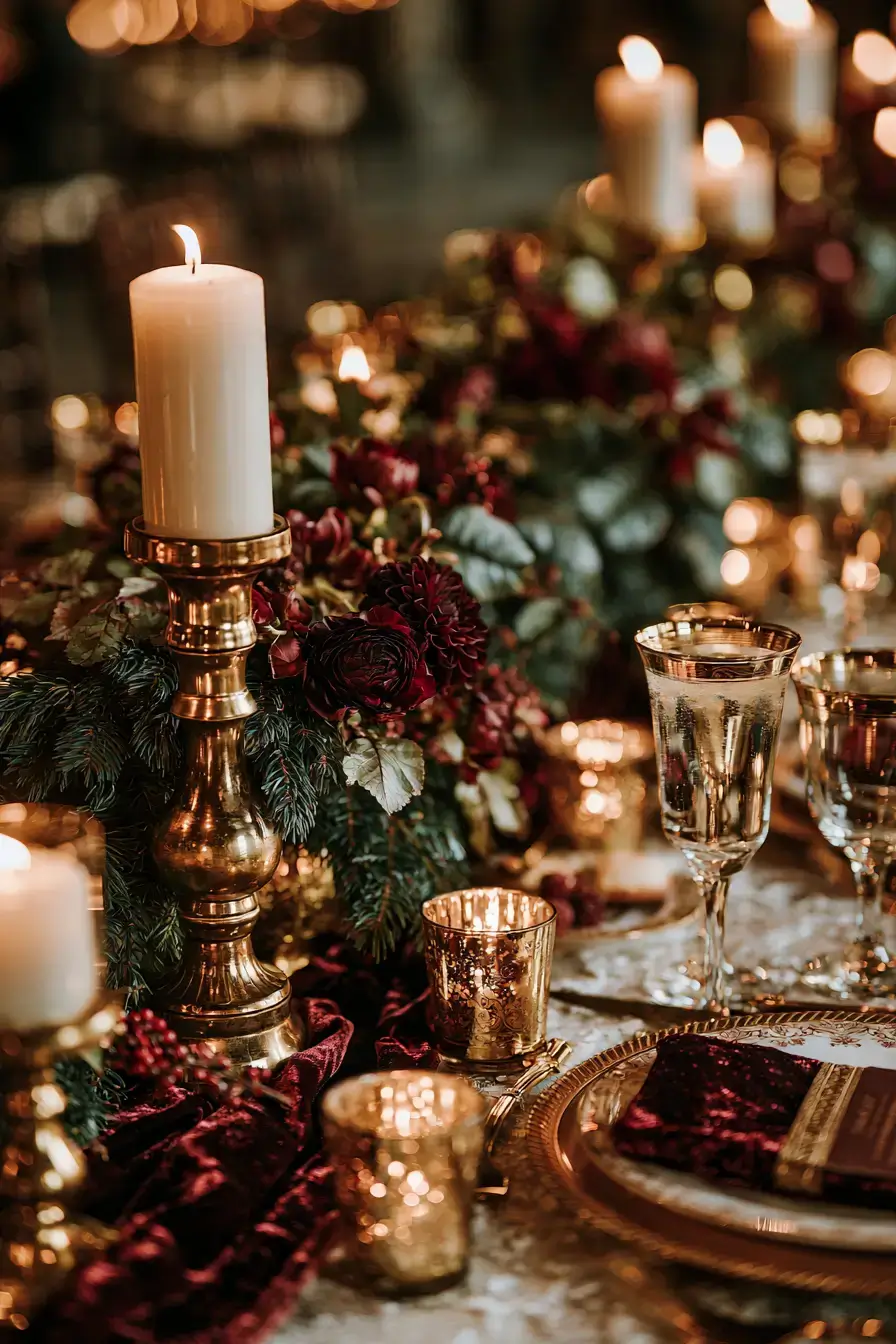 27 Breathtaking Christmas Wedding Centerpieces to Inspire Your Dream Wedding