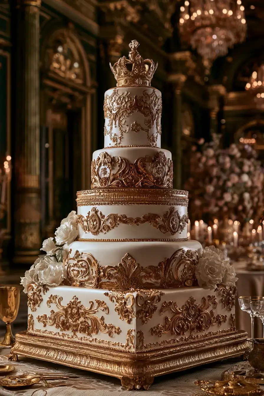 27 Chic 4 Tier Wedding Cake Ideas to Inspire Your Wedding Dessert