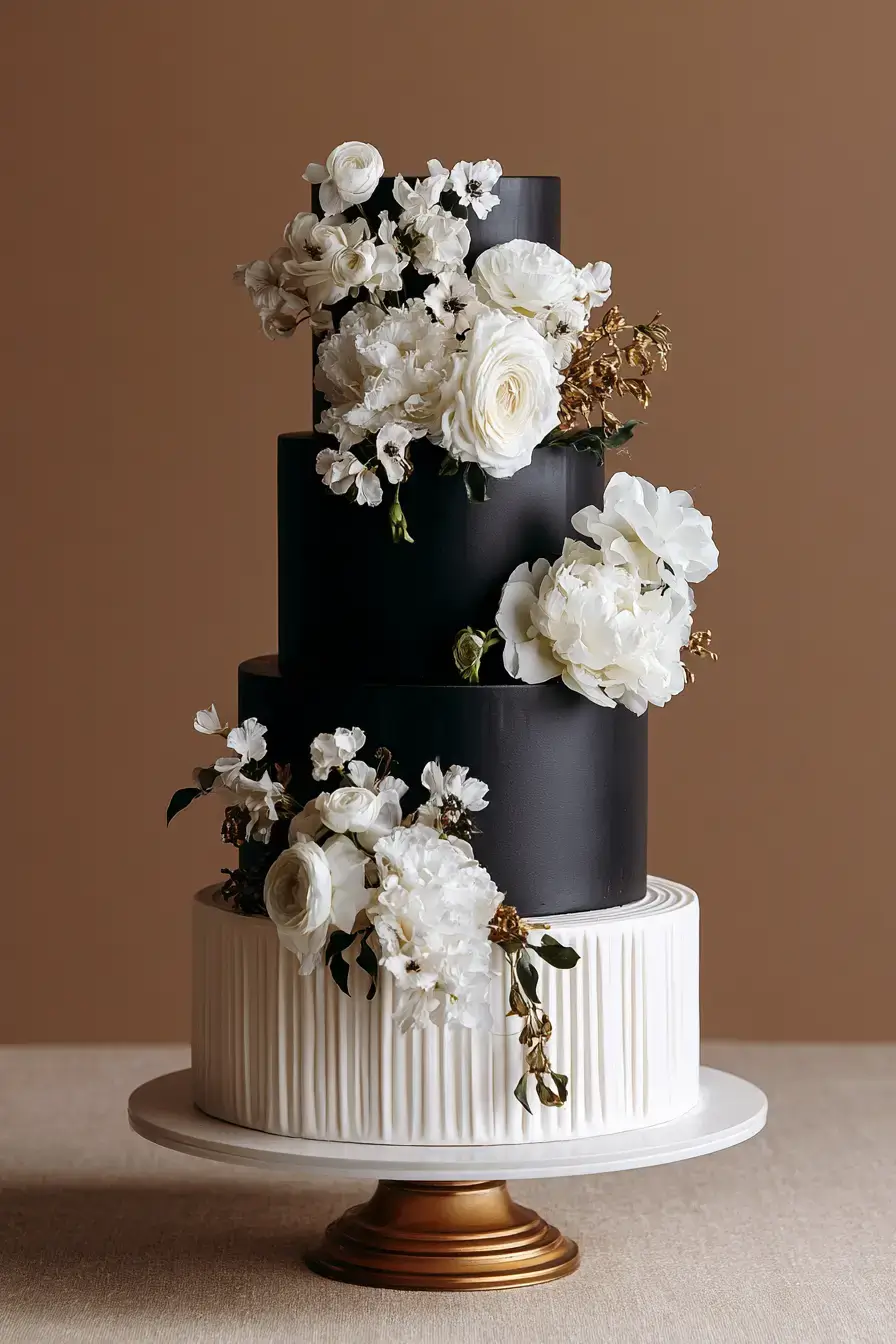 27 Chic 4 Tier Wedding Cake Ideas to Inspire Your Wedding Dessert