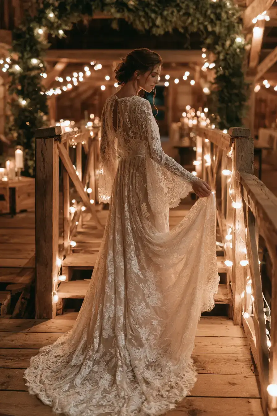 27 Chic Boho Wedding Dress Ideas for a Romantic Wedding