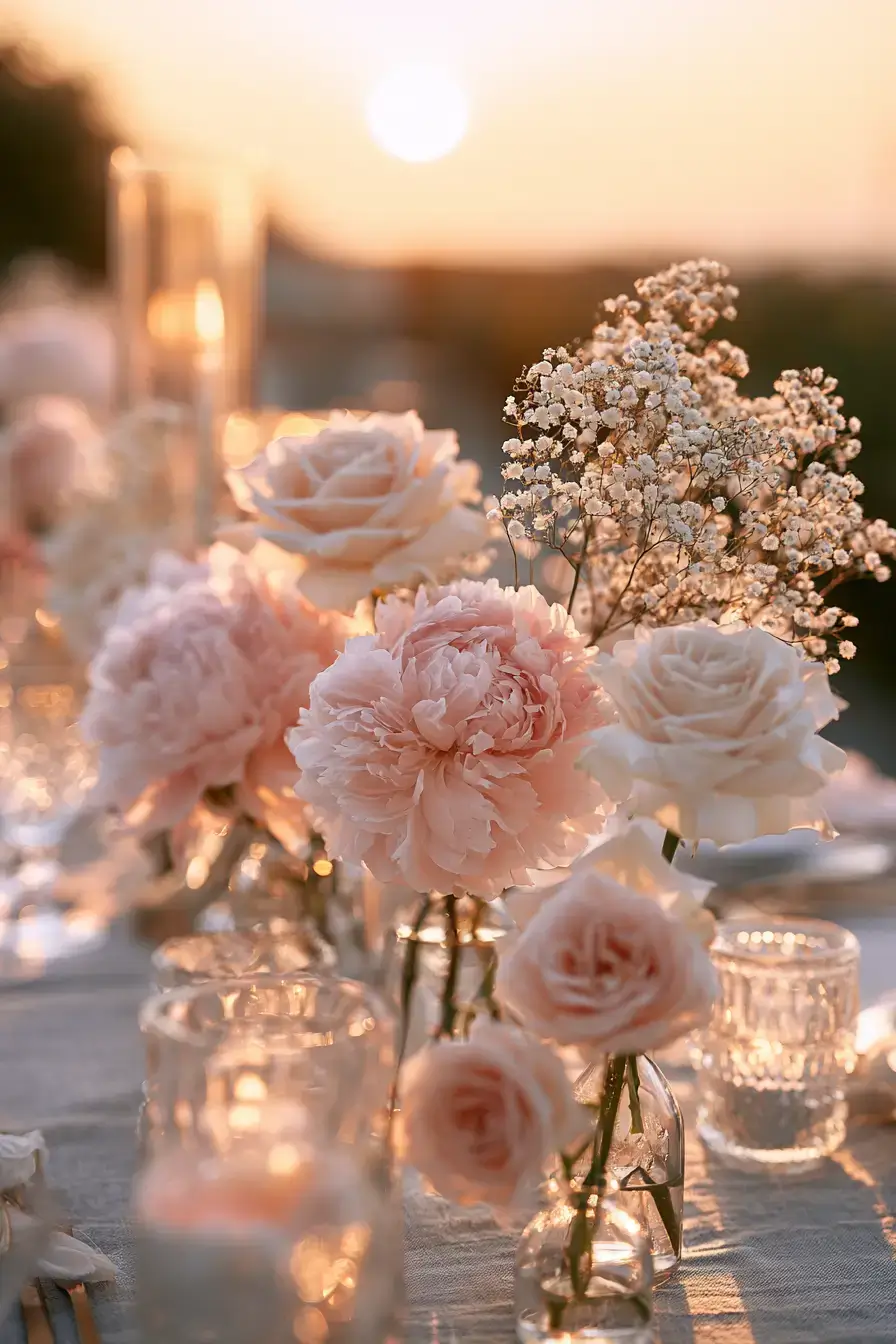 27 Simple Yet Elegant Bud Vase Wedding Centerpiece Ideas