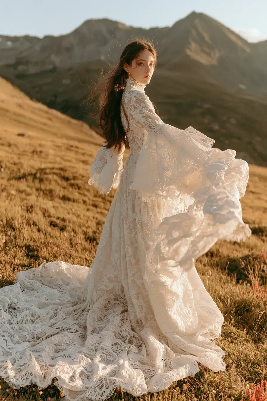 27 Chic Boho Wedding Dress Ideas for a Romantic Wedding