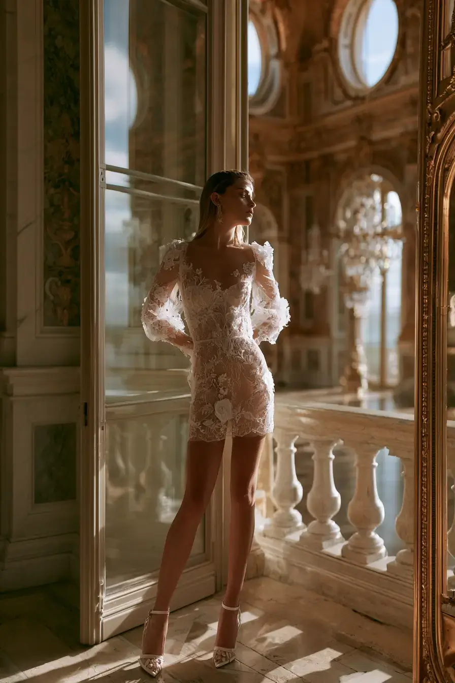 27 Elegant Mini Wedding Dresses for Civil Weddings