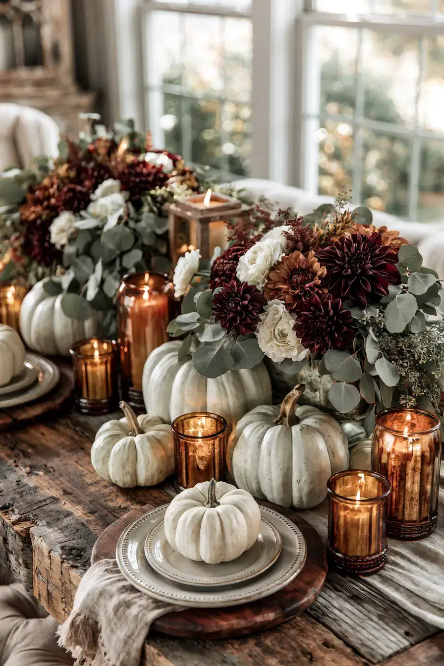27 Beautiful Fall Wedding Centerpieces for a Cozy Autumn Celebration