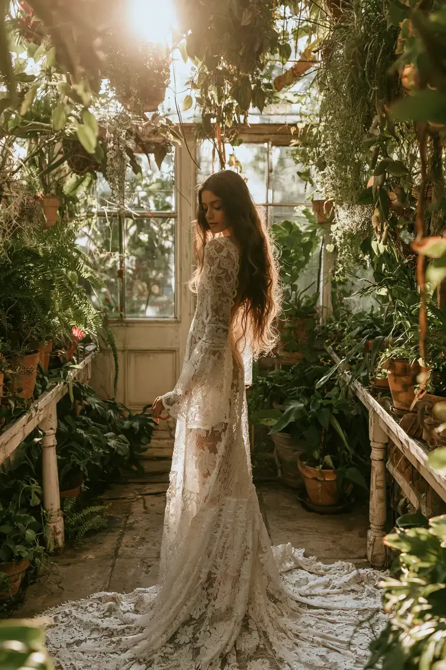 27 Chic Boho Wedding Dress Ideas for a Romantic Wedding