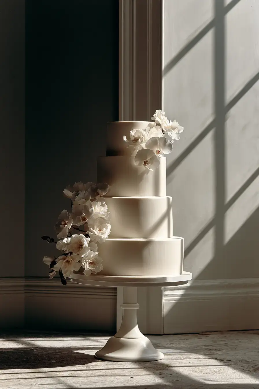 27 Chic 4 Tier Wedding Cake Ideas to Inspire Your Wedding Dessert