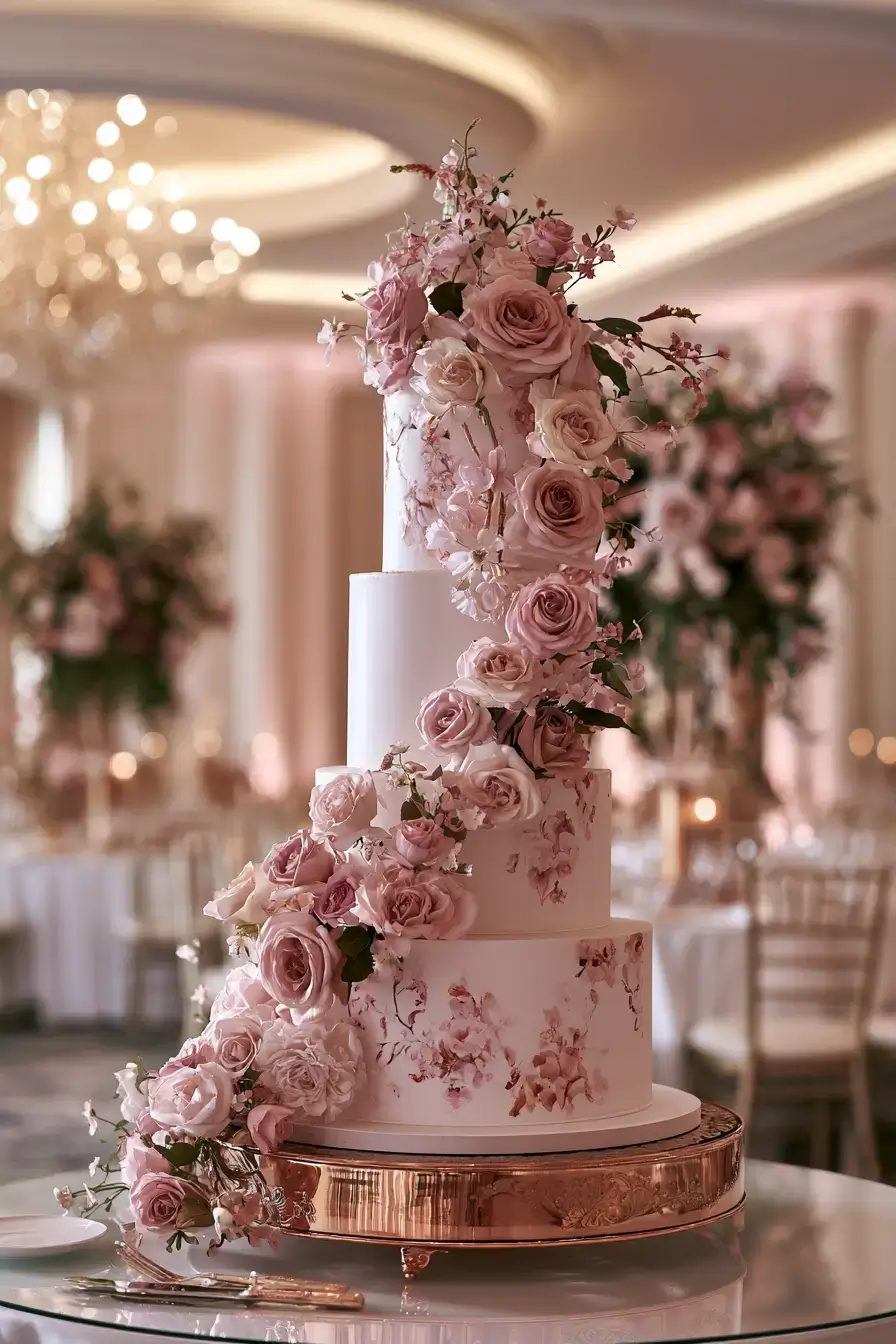 27 Chic 4 Tier Wedding Cake Ideas to Inspire Your Wedding Dessert