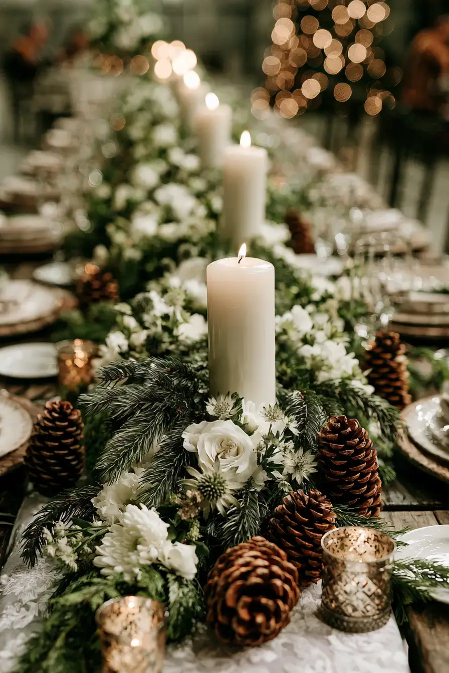 27 Breathtaking Christmas Wedding Centerpieces to Inspire Your Dream Wedding