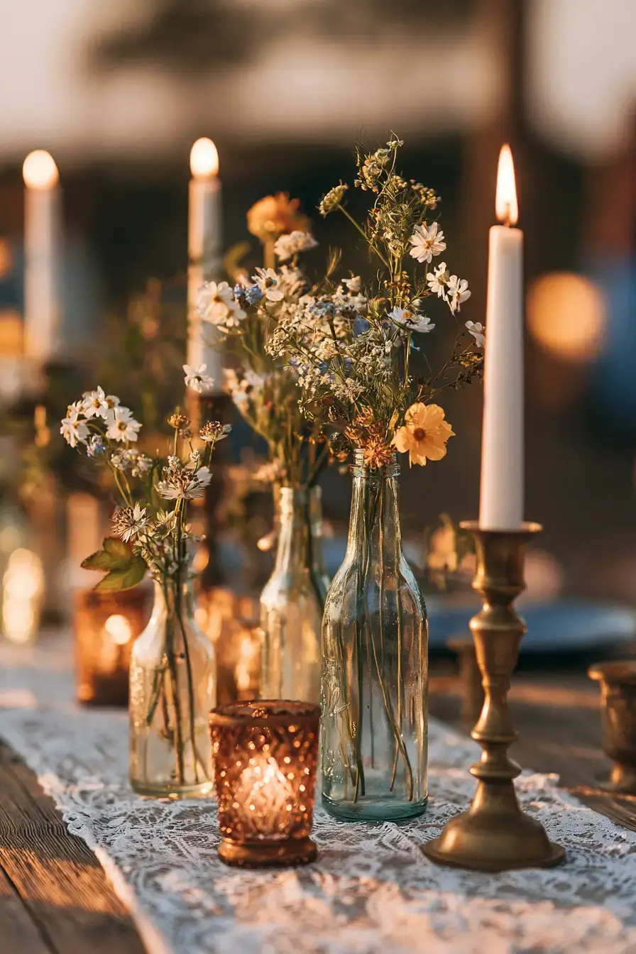 27 Simple Yet Elegant Bud Vase Wedding Centerpiece Ideas