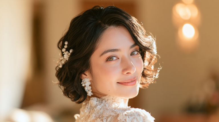 27 Classy Wedding Hairstyles For Short Hair