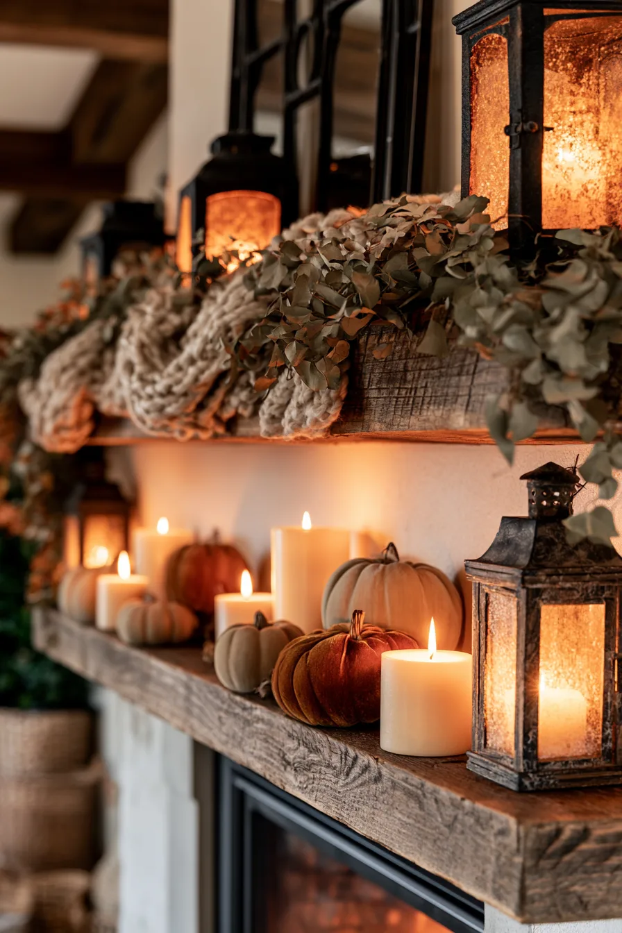 27 Haunting Halloween Mantle Decor Ideas
