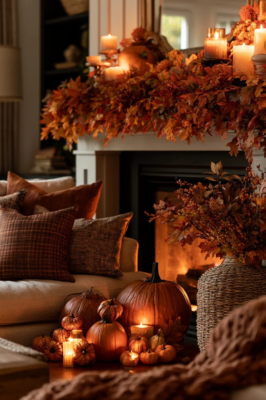 27 Haunting Halloween Mantle Decor Ideas