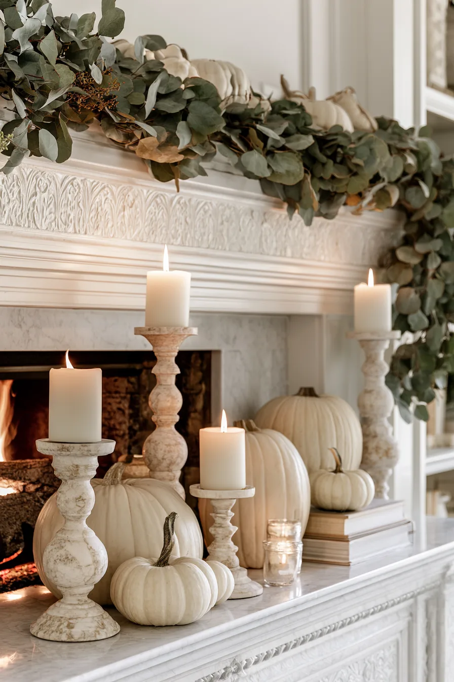27 Haunting Halloween Mantle Decor Ideas