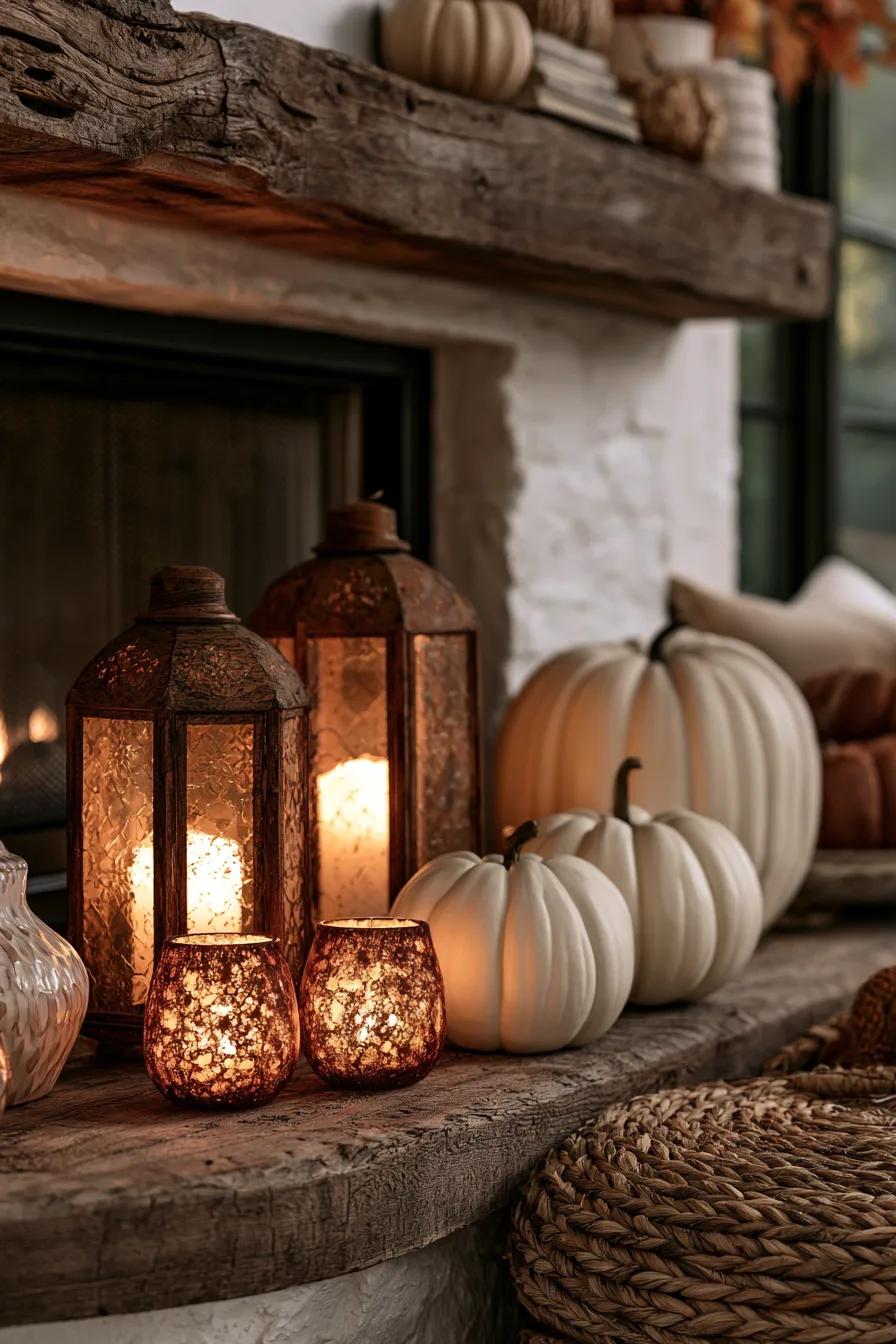 27 Haunting Halloween Mantle Decor Ideas