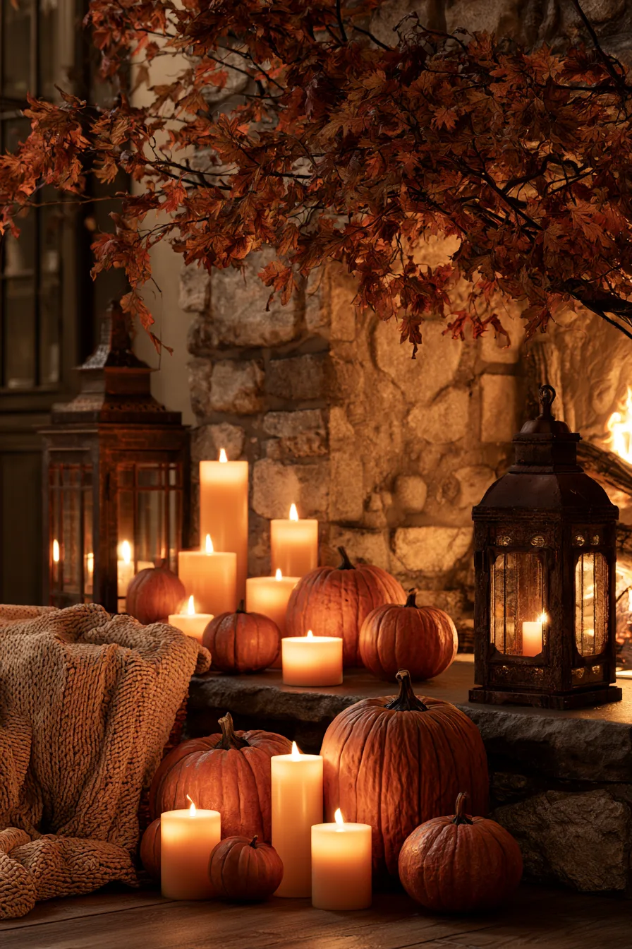 27 Haunting Halloween Mantle Decor Ideas