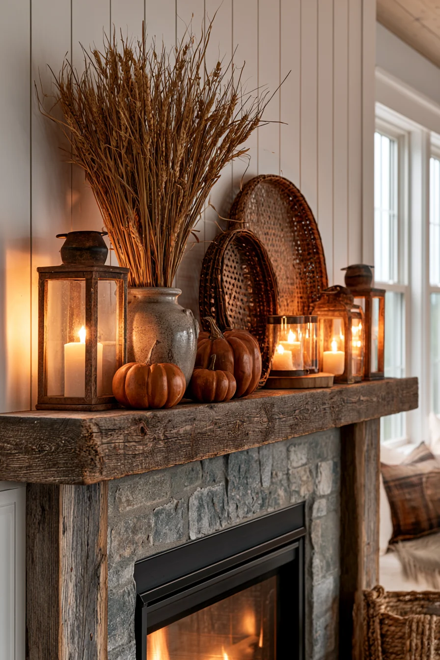 27 Haunting Halloween Mantle Decor Ideas