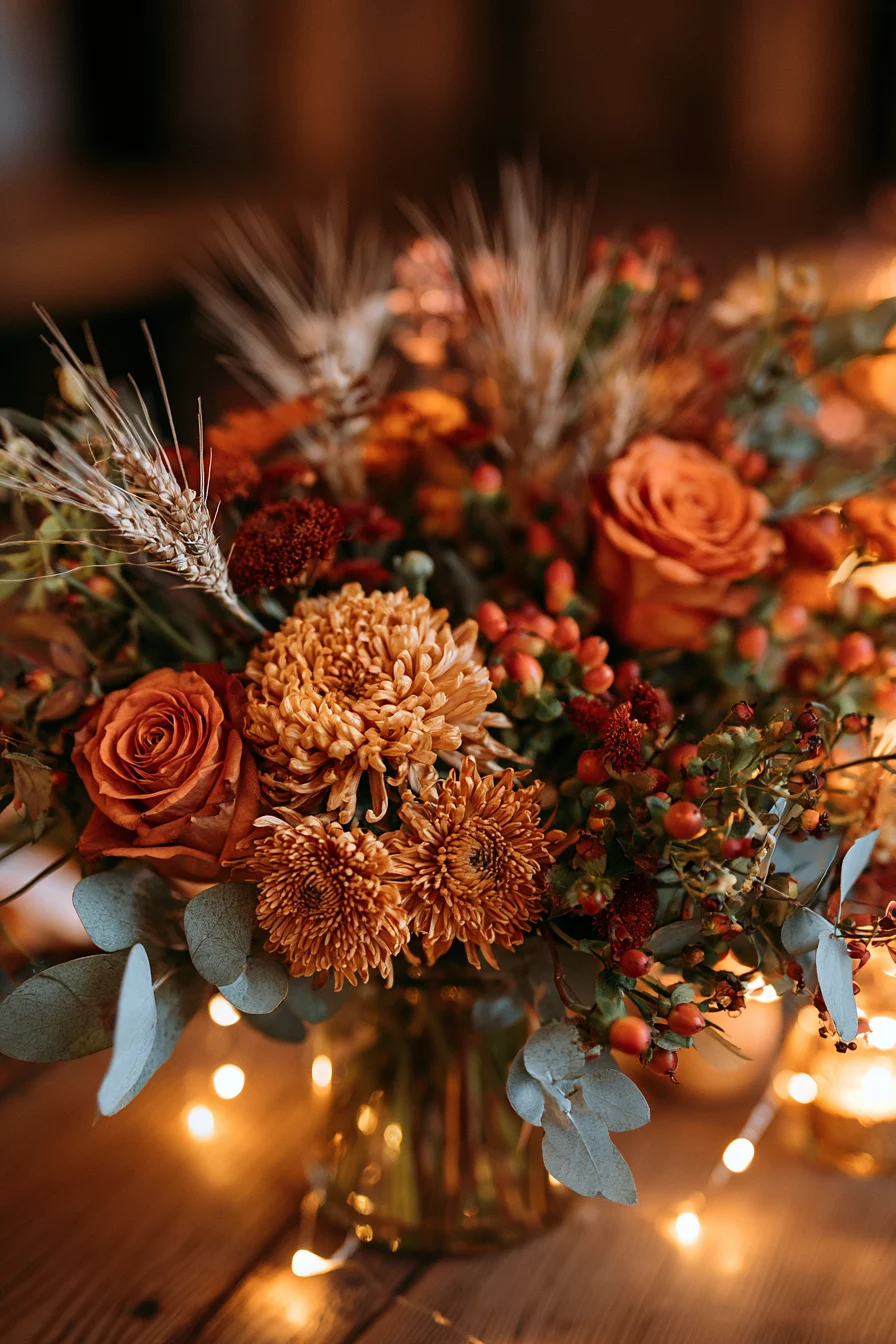 27 Gorgeous Fall Wedding Flowers