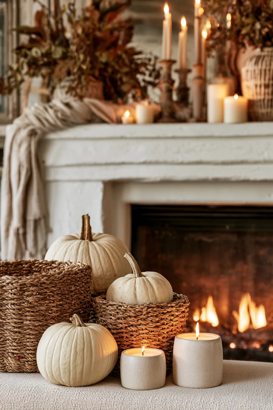 27 Haunting Halloween Mantle Decor Ideas
