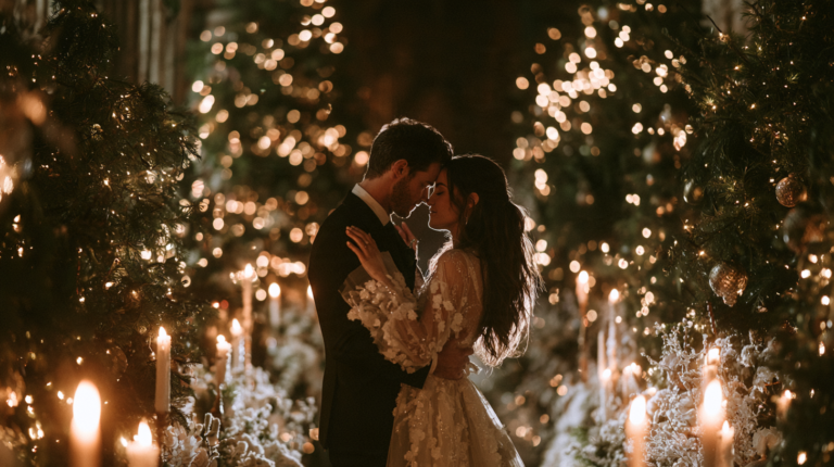 27 Magical Christmas Themed Wedding Ideas for a Dreamy Winter Celebration