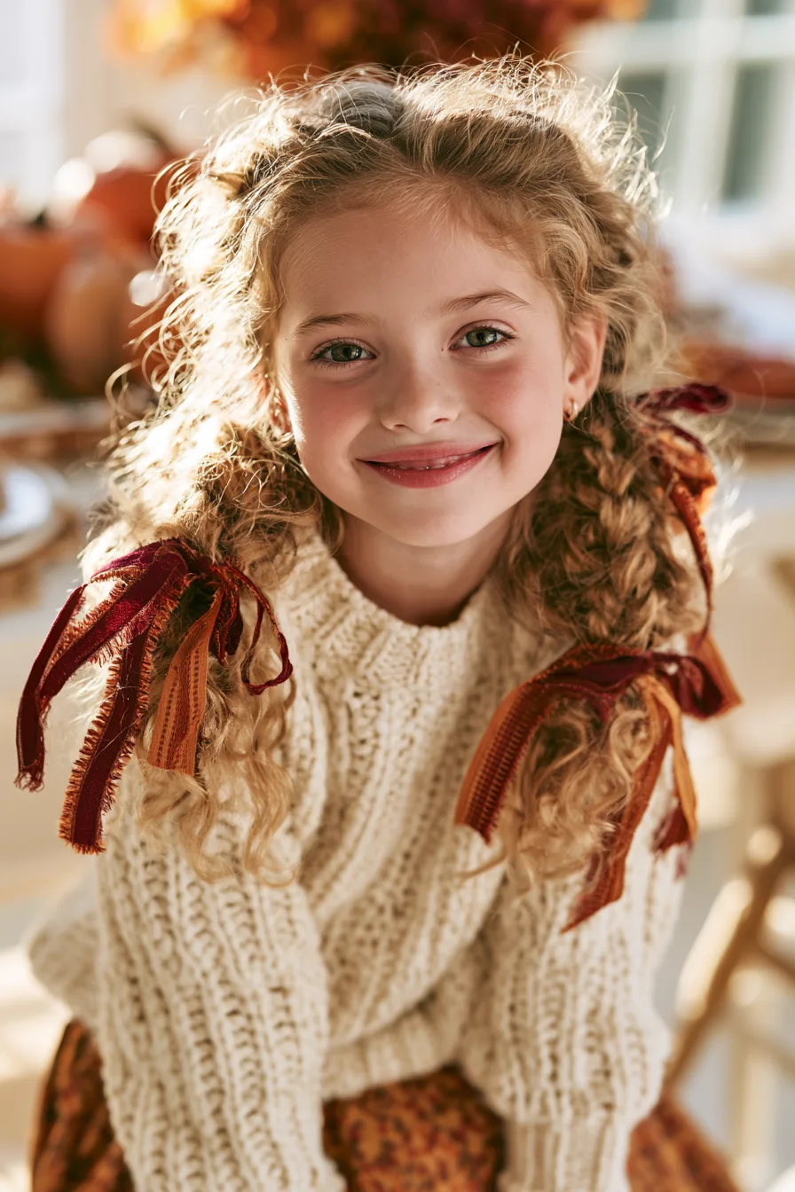 27 Cute Thanksgiving Hairstyles for Kids Perfect for Family Gatherings
