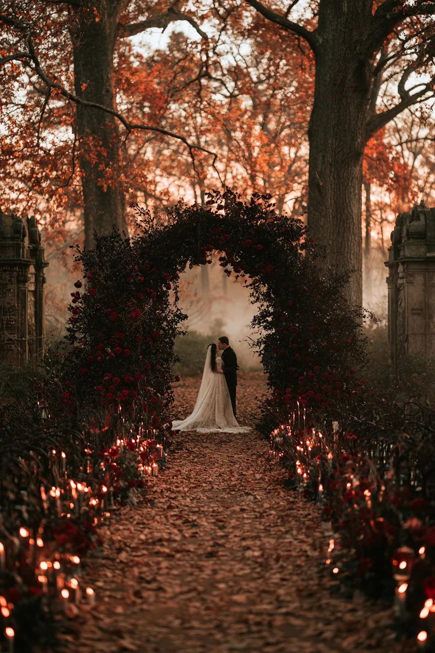 27 Dark Gothic Fall Wedding Ideas