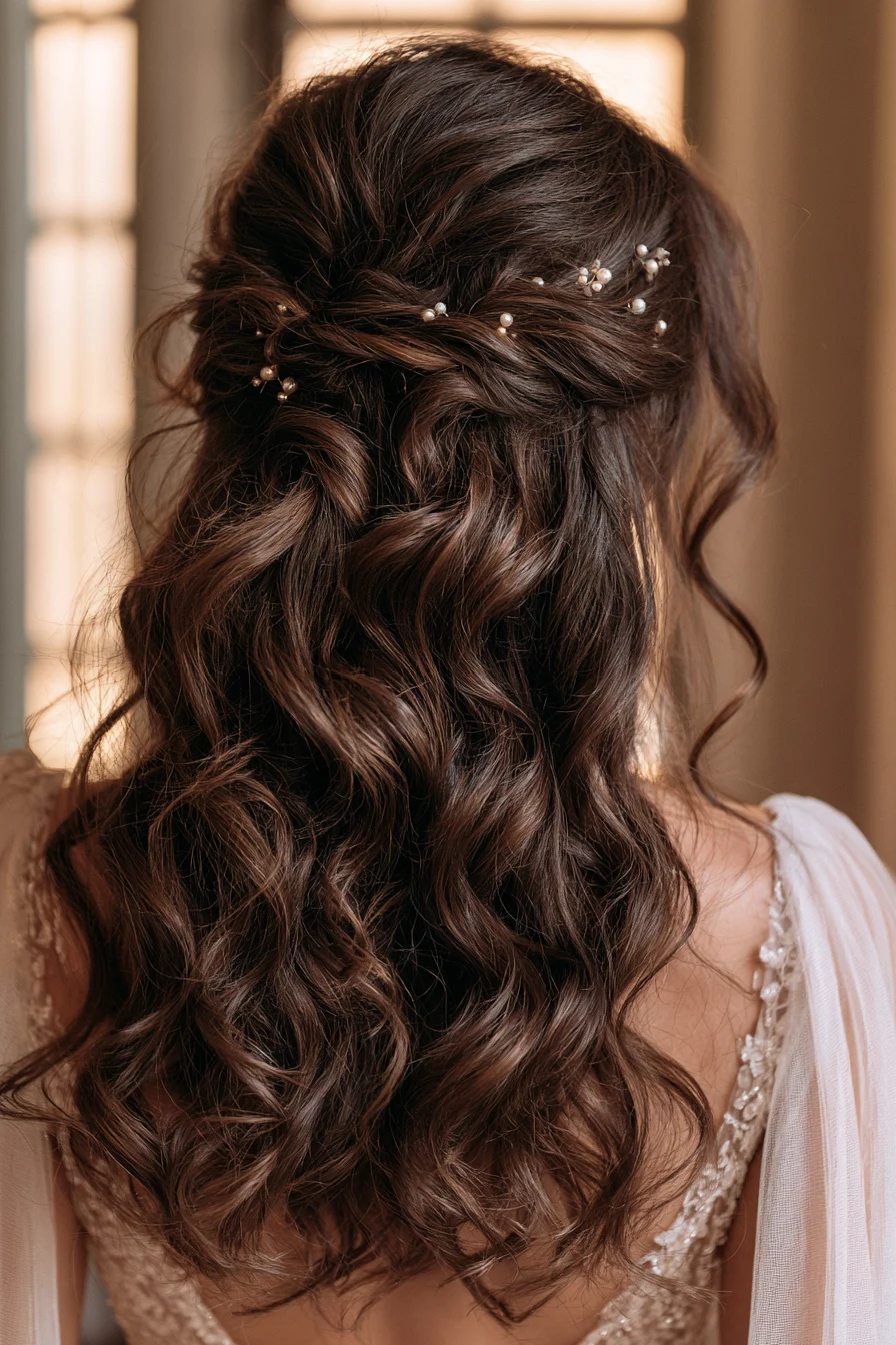 27 Classy Wedding Hairstyles Half Up Half Down That Feel Effortlessly Elegant