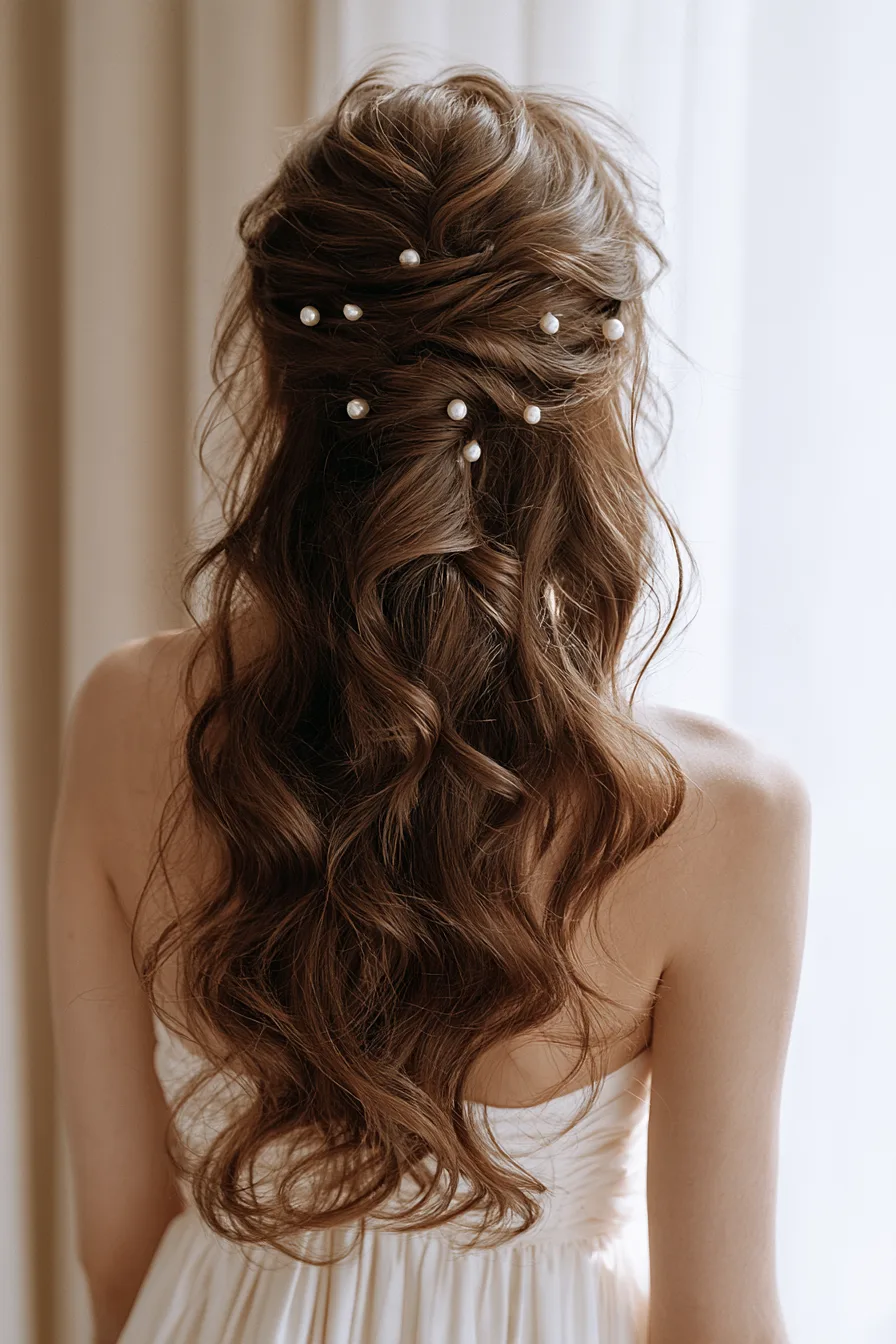 27 Dreamy Bridal Half Up Half Down Hair Ideas