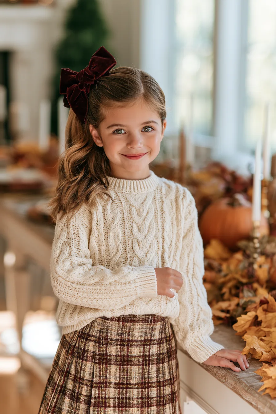 27 Cute Thanksgiving Hairstyles for Kids Perfect for Family Gatherings