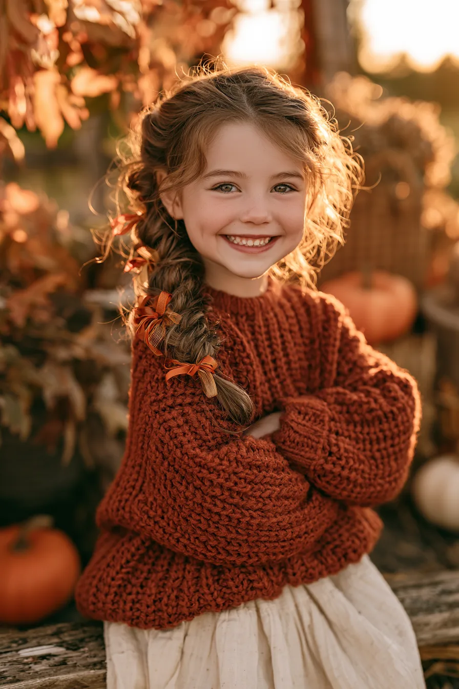 27 Cute Thanksgiving Hairstyles for Kids Perfect for Family Gatherings