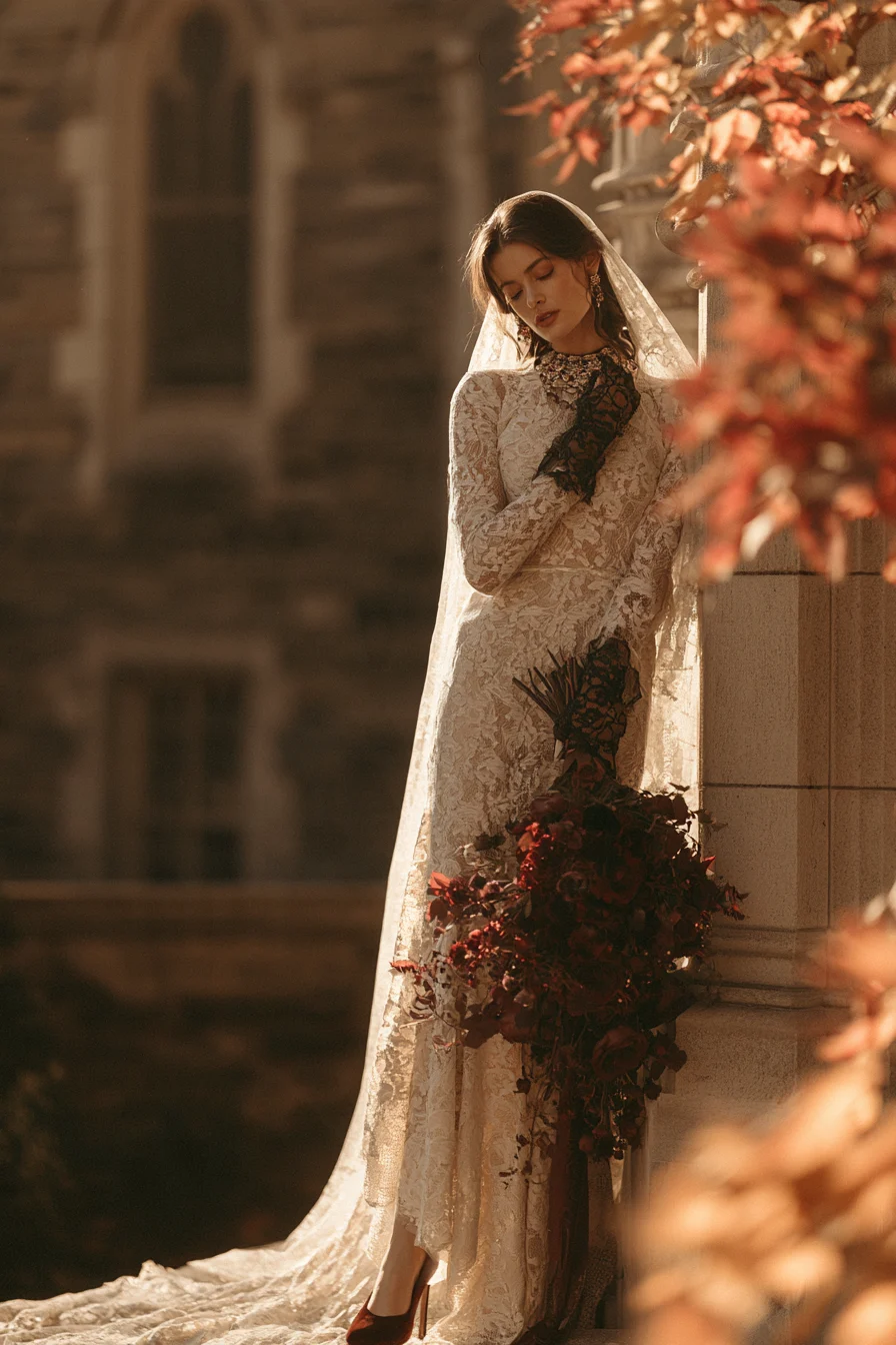 27 Dark Gothic Fall Wedding Ideas