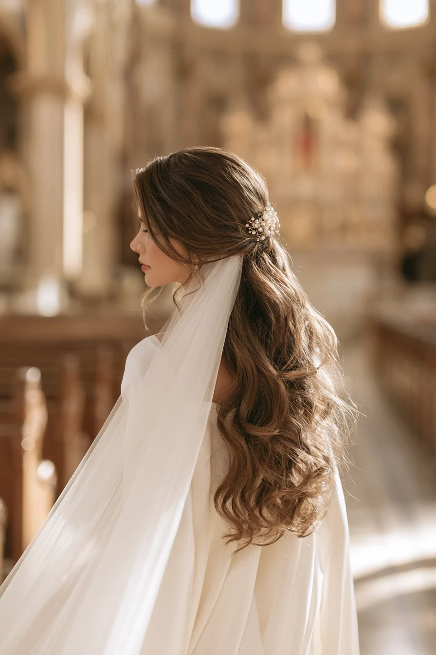 27 Classy Wedding Hairstyles Half Up Half Down That Feel Effortlessly Elegant