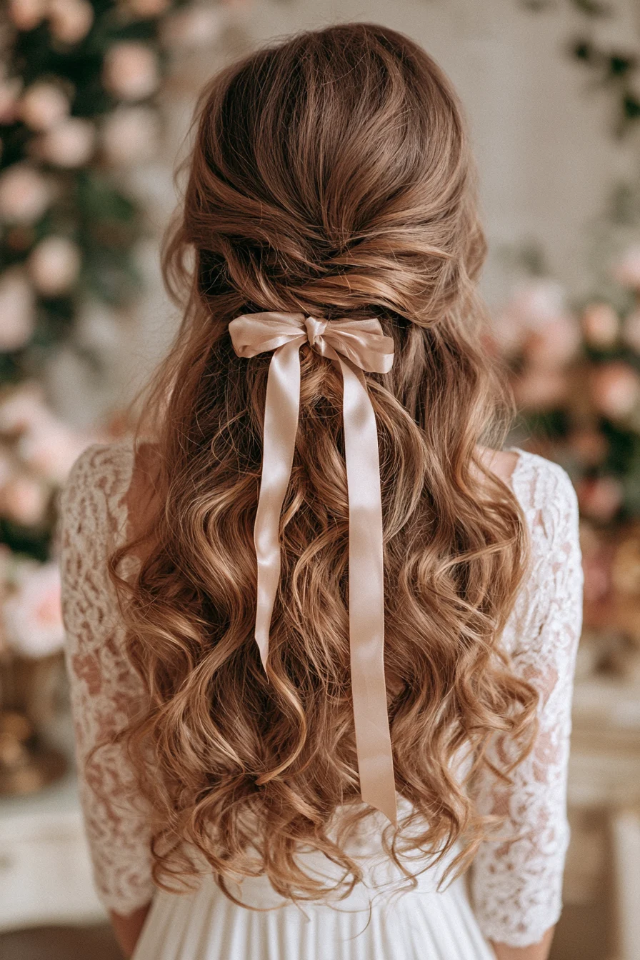27 Dreamy Bridal Half Up Half Down Hair Ideas
