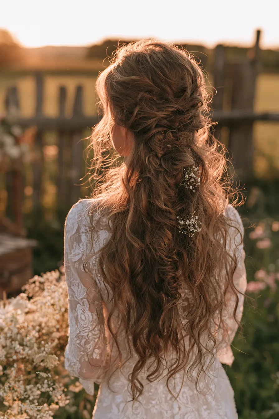27 Dreamy Bridal Half Up Half Down Hair Ideas