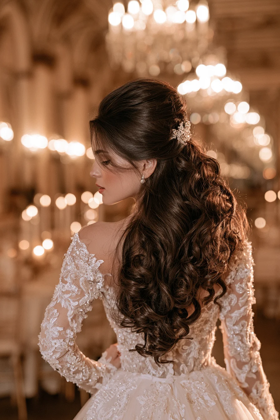 27 Classy Wedding Hairstyles Half Up Half Down That Feel Effortlessly Elegant