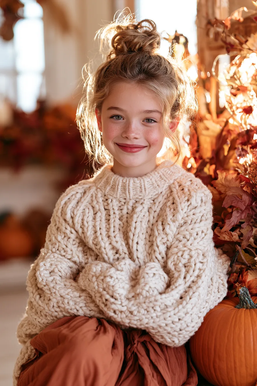 27 Cute Thanksgiving Hairstyles for Kids Perfect for Family Gatherings