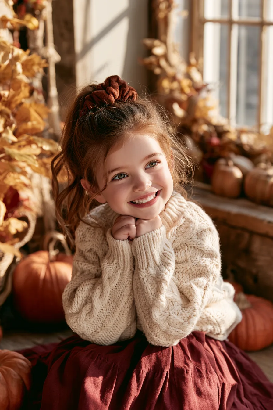 27 Cute Thanksgiving Hairstyles for Kids Perfect for Family Gatherings