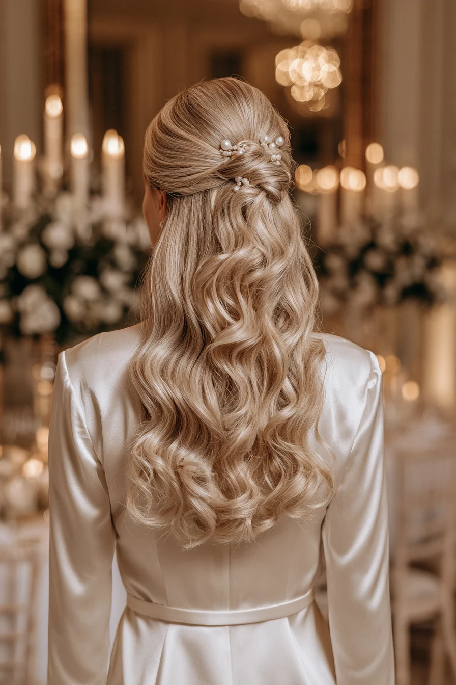 27 Classy Wedding Hairstyles Half Up Half Down That Feel Effortlessly Elegant