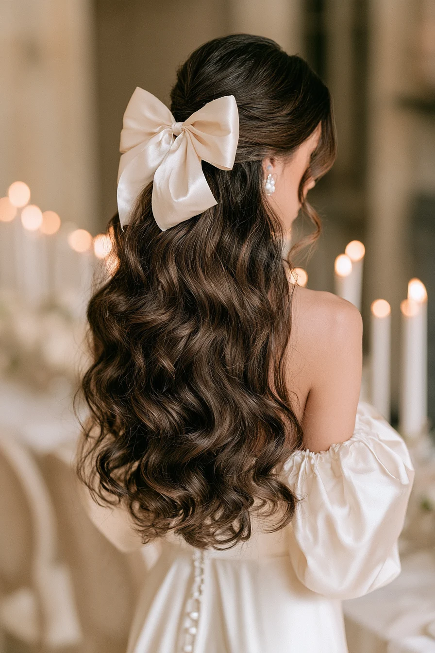 27 Dreamy Bridal Half Up Half Down Hair Ideas