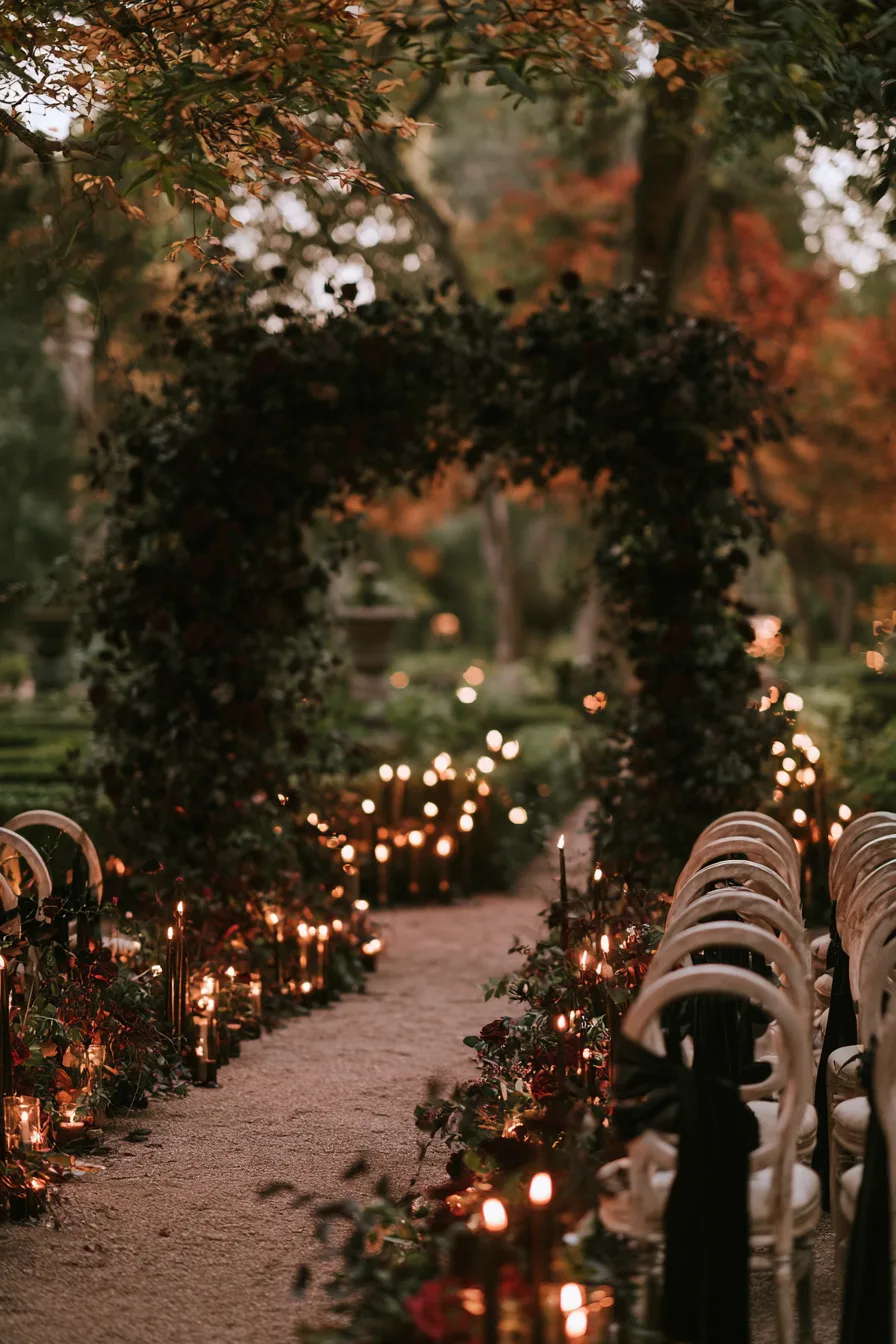 27 Dark Gothic Fall Wedding Ideas