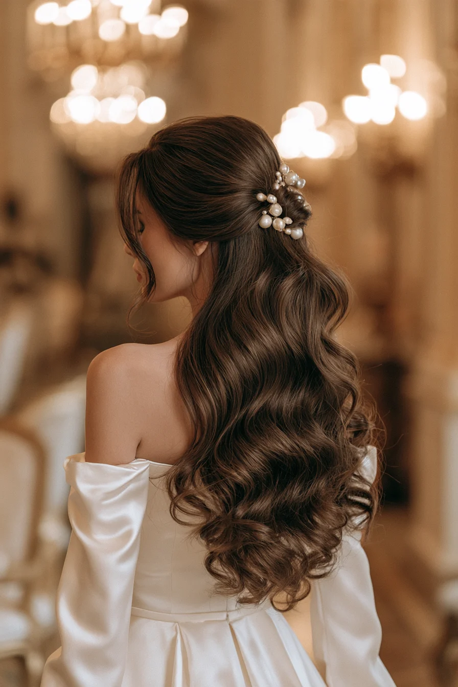 27 Dreamy Bridal Half Up Half Down Hair Ideas
