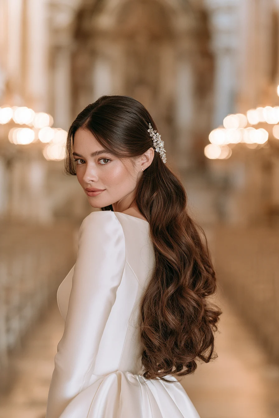 27 Classy Wedding Hairstyles Half Up Half Down That Feel Effortlessly Elegant