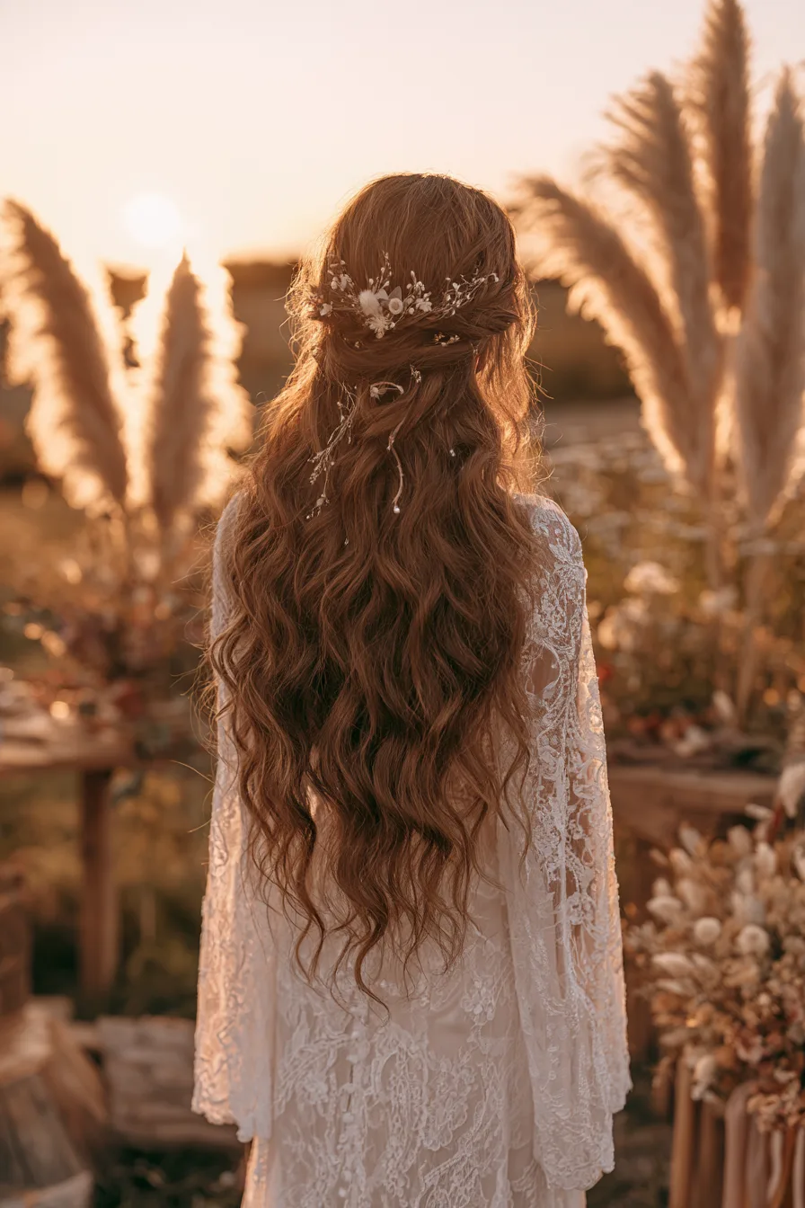 27 Dreamy Bridal Half Up Half Down Hair Ideas