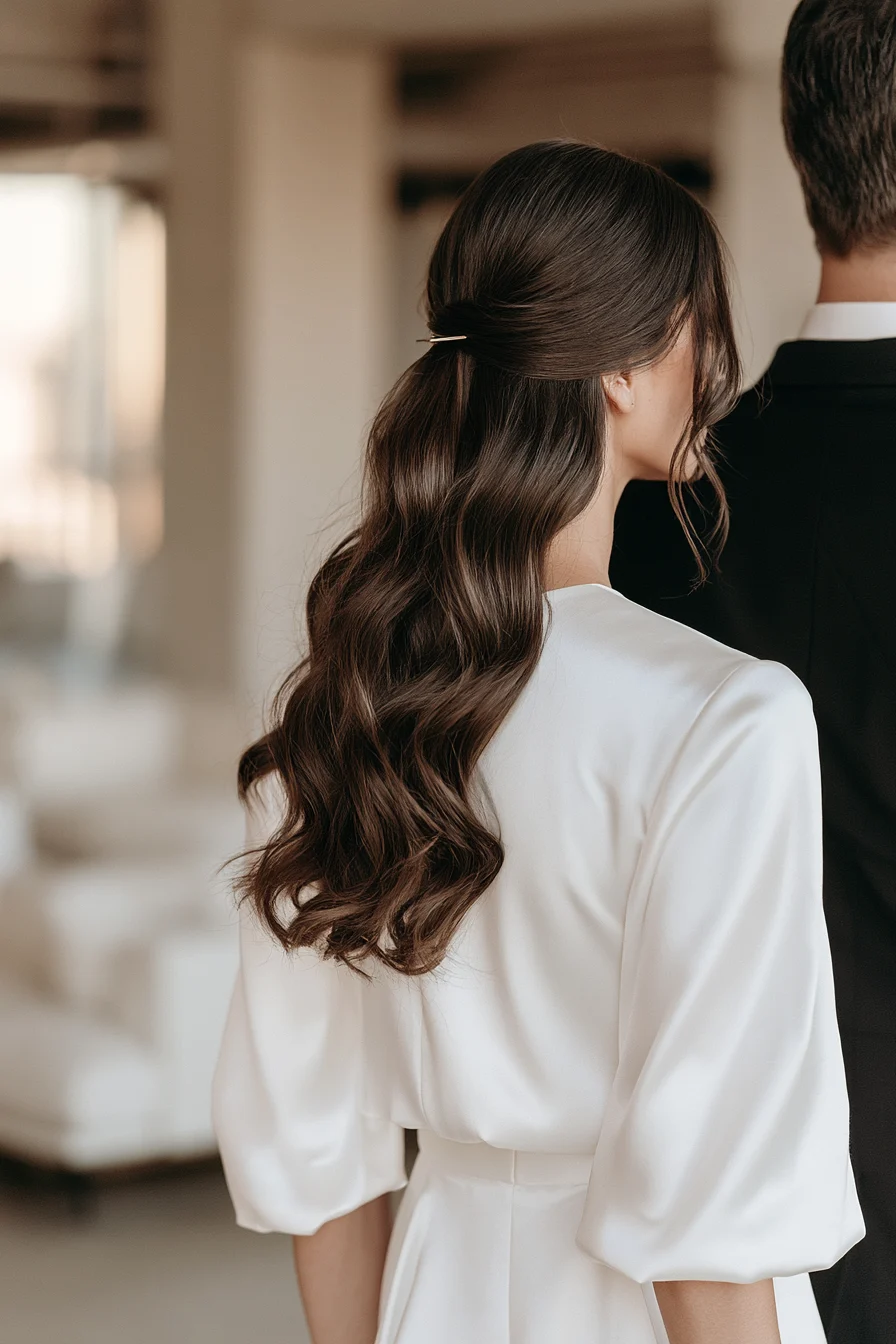 27 Classy Wedding Hairstyles Half Up Half Down That Feel Effortlessly Elegant