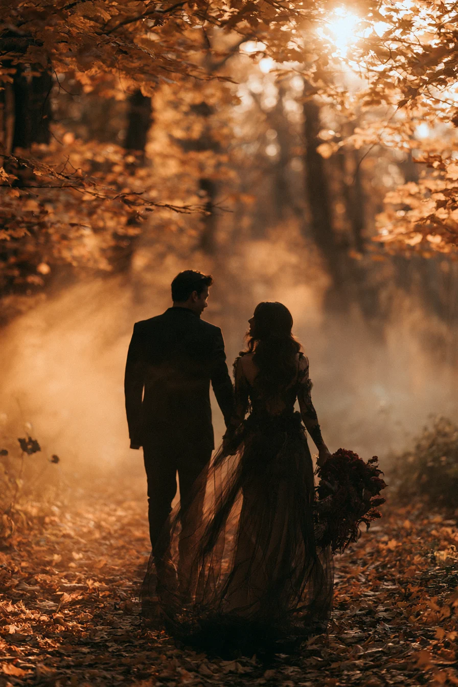 27 Dark Gothic Fall Wedding Ideas