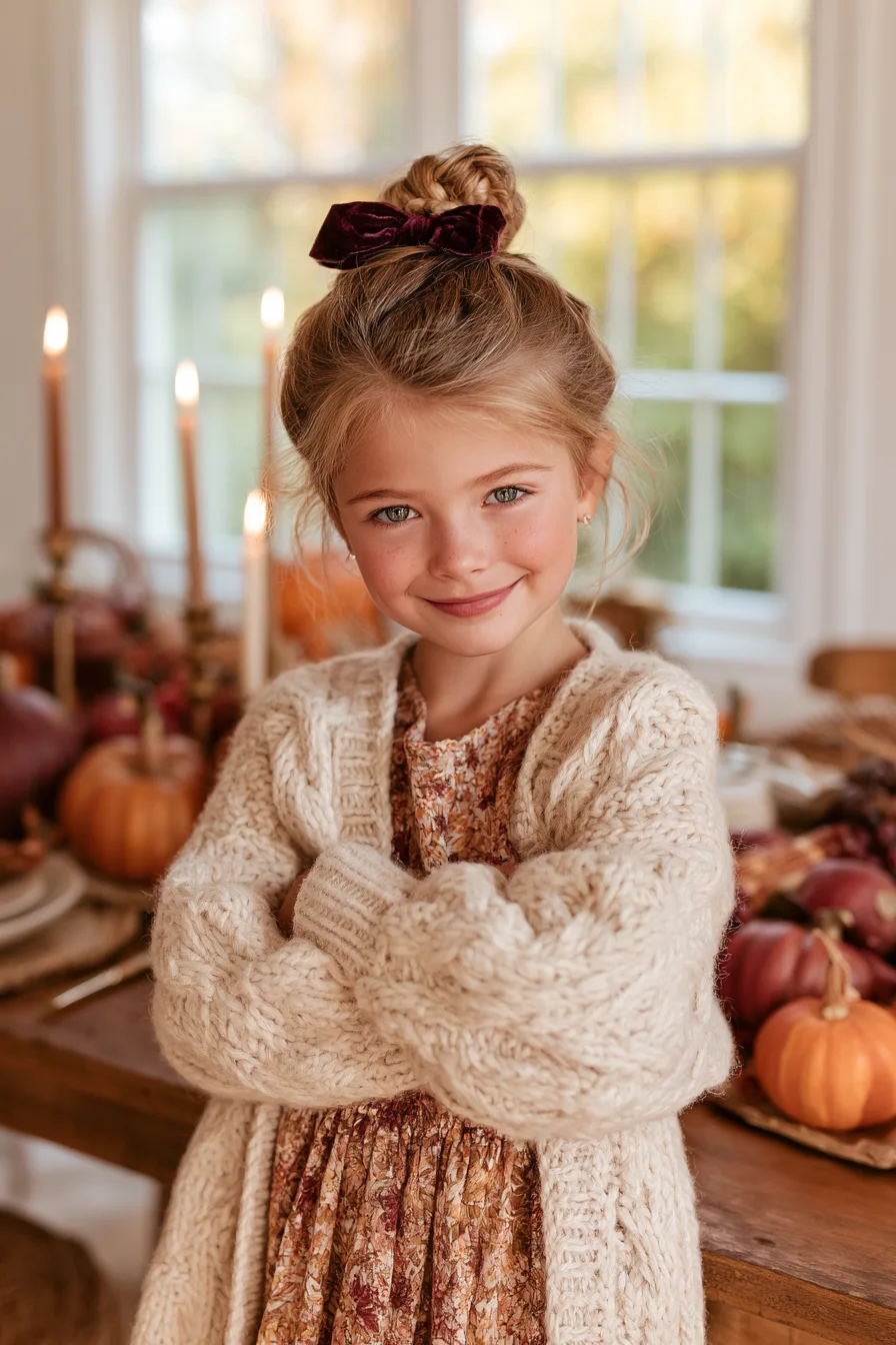 27 Cute Thanksgiving Hairstyles for Kids Perfect for Family Gatherings