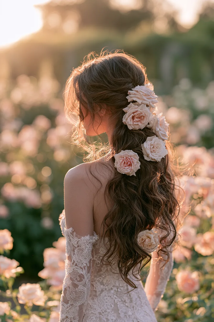 27 Dreamy Bridal Half Up Half Down Hair Ideas