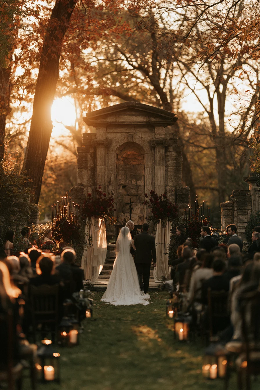 27 Dark Gothic Fall Wedding Ideas