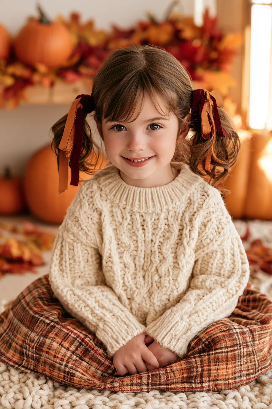 27 Cute Thanksgiving Hairstyles for Kids Perfect for Family Gatherings