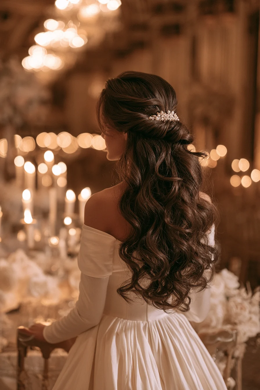 27 Classy Wedding Hairstyles Half Up Half Down That Feel Effortlessly Elegant